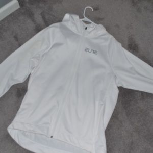 Nike Elite Full Zip Sweatshirt - White Size XL